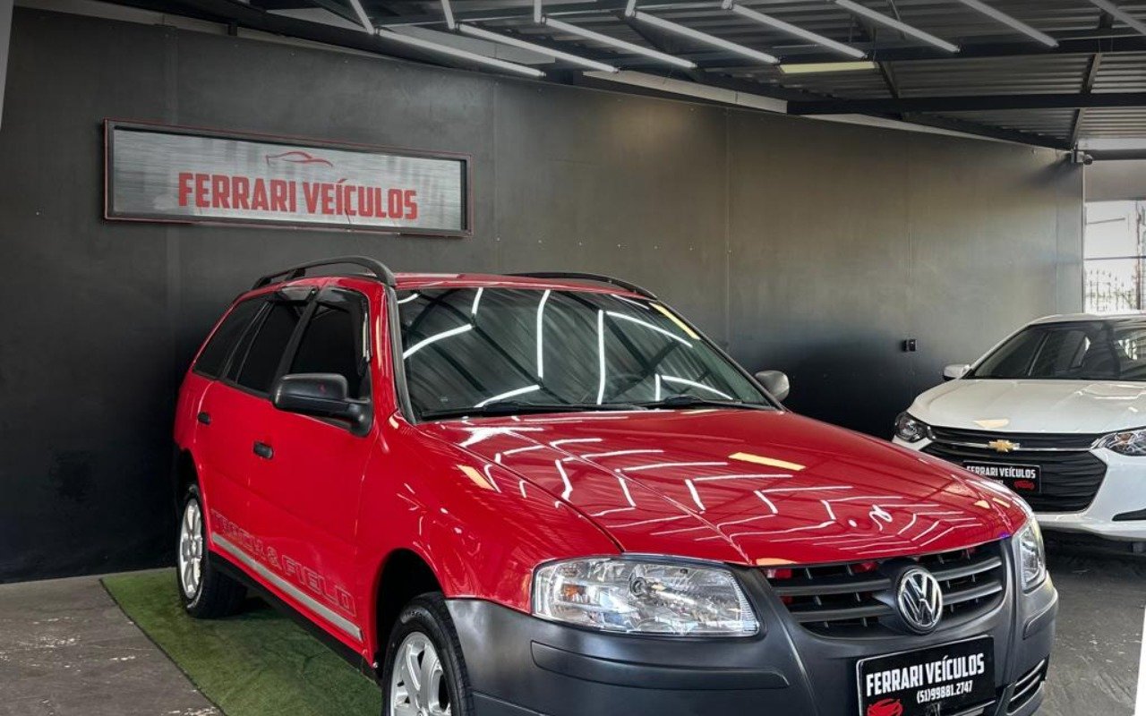 Volkswagen Parati 1.8 Mi T. Field Total Flex 8V 4p na cor Vermelho no Canoas / RS - 780910